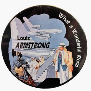 Louis Armstrong What a Wonderful World Brisa Metal Case CD